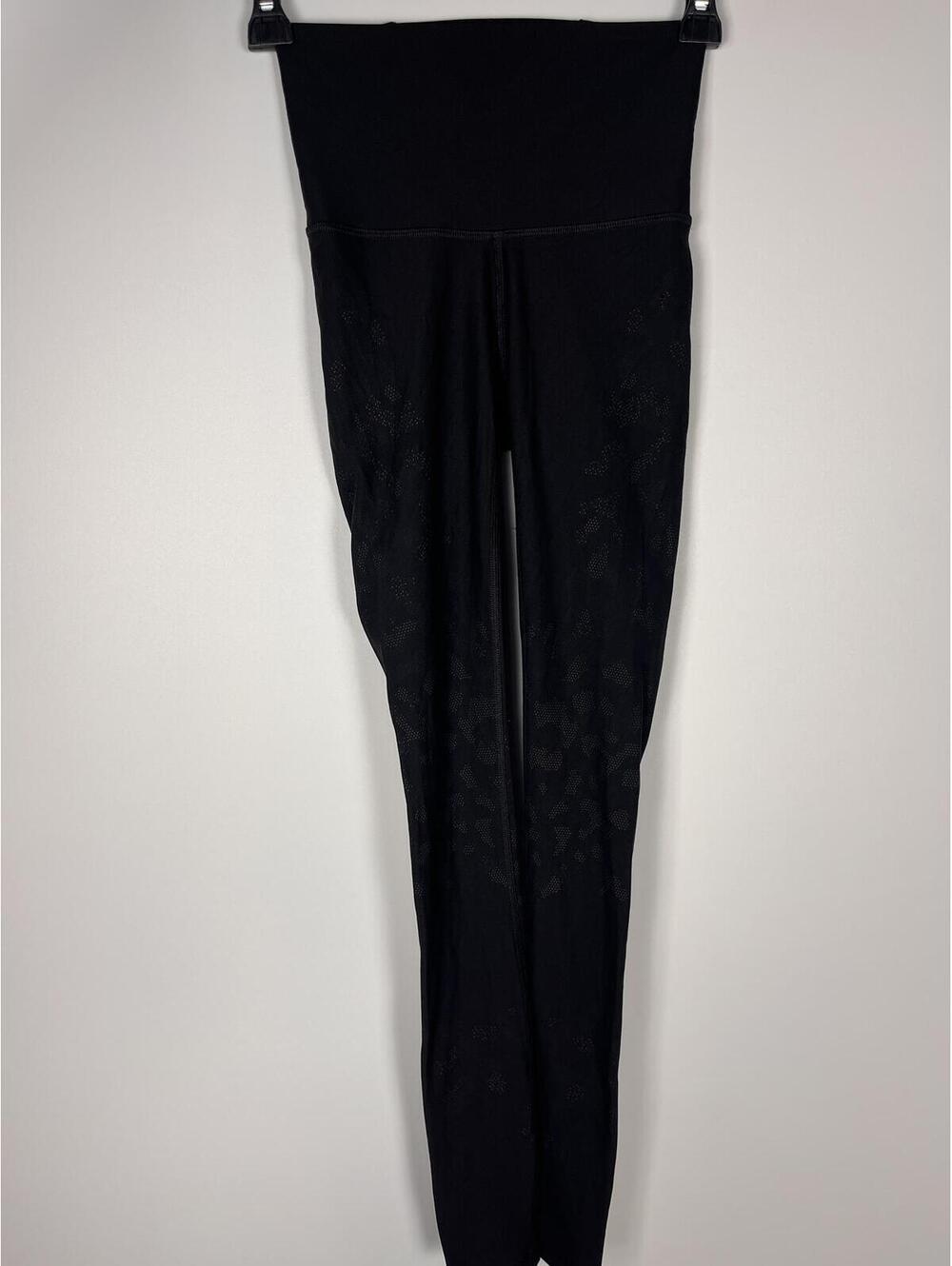 Black Lululemon High Rise Align Leggings Size 2 Athletic Yoga Pants Athleisure